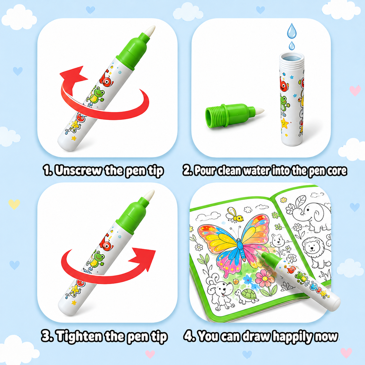 MagicDoodle™ No-Mess Coloring Book