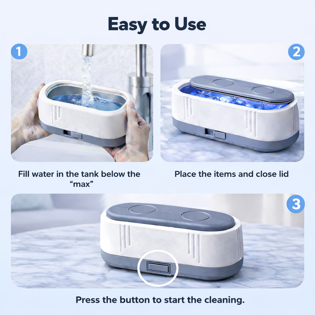Ultrasonic Multi-Purpose Accessories Cleaner